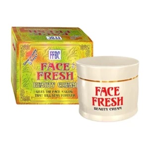 Face Fresh Beauty Cream elegant jar and gold box — a natural skin brightening day cream that gives the face a glow that stays forever
