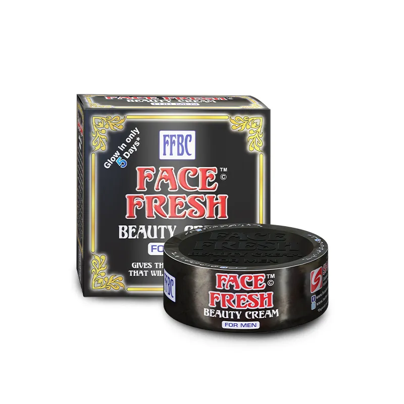 Face Fresh Beauty Cream for Men 23g black box and tin set — a good face cream for men for all-day moisture and skin brightening