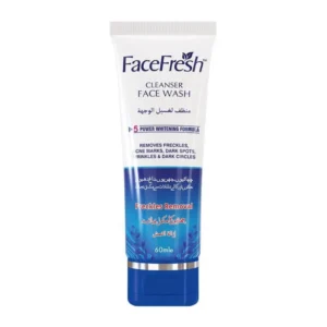 Face Fresh gentle salicylic acid cleanser face wash 60ml tube formula for removing dark spots, freckles, and wrinkles