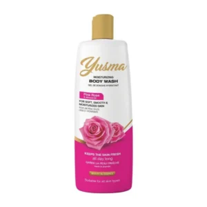 Yusma Pink Rose Moisturizing Body Wash for daily cleansing and keeping skin hydrated all day.