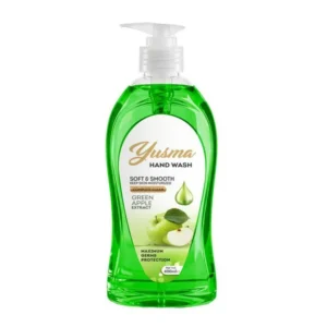 Yusma Green Apple Hand Wash 400ml for daily antibacterial protection and nourished hands.