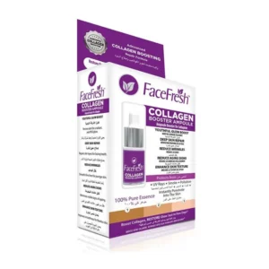 Face Fresh Collagen Booster Ampoule serum for facial firming, reducing aging signs, and enhancing skin texture.