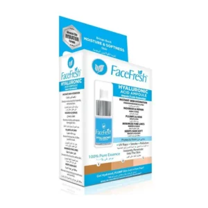 Face Fresh Hyaluronic Acid Serum ampoule for intense skin hydration and plumping.
